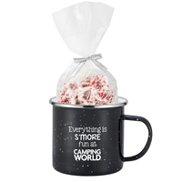 This set includes a mug stuffer filled with White Chocolate Pretzels... from...