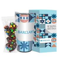 Straight Tumbler w/ Plastic Liner - 20 oz., Milk Chocolate Pretzels... from...
