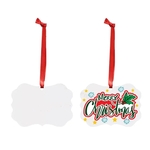 Frame Aluminum Double-Sided Christmas Ornament