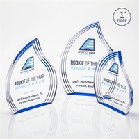 Tidworth VividPrint™ Award - Clear Blue Right