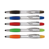 3-in-1 plastic ballpoint pen with highlighter and stylus.... from ASI 90859...