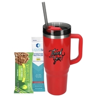 Eco Friendly Tumbler with Hydrate Stick & Granola Bar