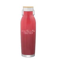 Bamboo Top Stainless Steel Thermal Bottle... from ASI 89971 Stuff A Mug