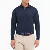 Pique polo with self- fabric, two piece collar w/collar band..... from ASI...