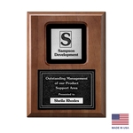 Fusion - Wood & Plate Plaque