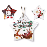 Star Ceramic Christmas Ornament