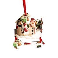 House and key MDF sublimation Christmas ornament plus free full color... from...