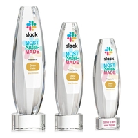 Hoover VividPrint™ Award on Paragon Base - Clear