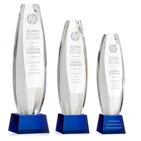 Hoover Award on Robson Base - Blue