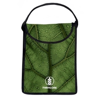 Full-color laminated non woven cooler bag with snap clip closure and... from...