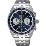 Essentials SS Chronograph Blue Dial
