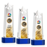 Delaware Star VividPrint™ Award on Base - Blue