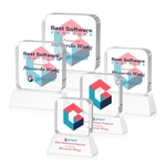 Flamborough VividPrint™ Award on Base - White