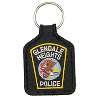 Embroidered Keytag Keychain 2"