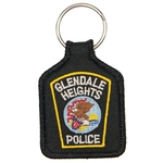 Embroidered Keytag Keychain 2"