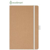 5.5x8.5 journal with recycled natural covers, thread-sewn binding and 80...