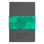 Heathered™ Journal w/ Graphic Wrap