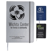 Notebook with super-soft and smooth PVC cover, 80 lined pages, bookmark......