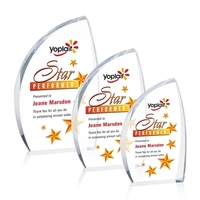 The Duncan VividPrint™ Award features solid clear acrylic that reveals a......