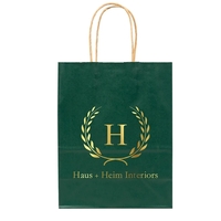 Solid Tinted Kraft Shopping Bags