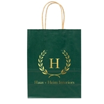 Solid Tinted Kraft Shopping Bags