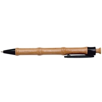 Bamboo Ballpoint Clicker Pen with Clip... from ASI 34415 Alpi International LTD