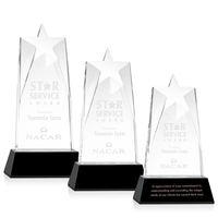 Our prestigious Thick Optical Crystal Millington Star Award on base...