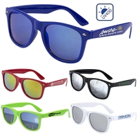 Adult sunglasses with colorful mirror lenses and ABS frames.... from ASI...