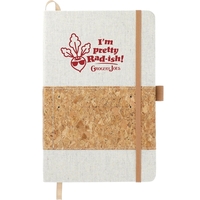 5.5" x 8.5" notebook with a bookmark and elastic closure... from ASI 66887...