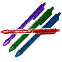 Click pen containing a puzzle in the middle with two metal... from ASI 57956...