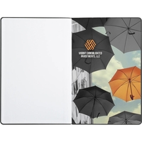 Modena™ textured journal w/ deboss imprint and full-color Tip-In. Includes...