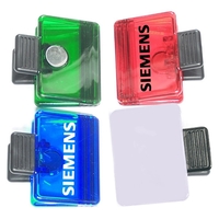 Jumbo size rectangular magnetic memo clip holder