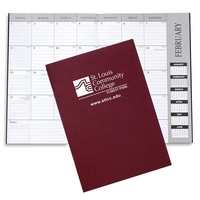 Academic Monthly Desk Planner - Leatherette