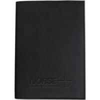 Soft Faux-Leather outer cover with deboss imprint and pen loop, 100... from...