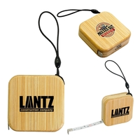 BAMBOO SQUARE TAPE MEASURE... from ASI 30208 A P Specialties