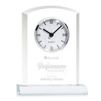 Our stunning Optical Crystal Sheffield Clock on Base is a masterpiece... from...