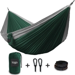 Custom Double Hammock with Tree Straps & carry bag