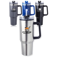40 oz. travel mug with stainless steel exterior, plastic interior and... from...