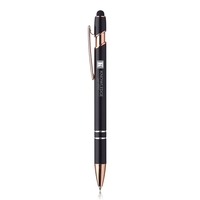 Ballpoint pen with stylus and rose gold trim.... from ASI 39552 BEL Promo