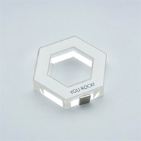 Magnetism award with aluminum look and magnet add-on optional.... from ASI...