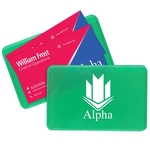 Translucent Vinyl Single Panel Business Card Case