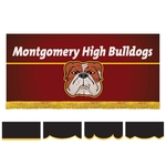 2.5' x 6' Parade Lead Banner with Fringe