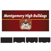 2.5' x 6' Custom Digitally Printed Parade Lead Banner - No... from ASI 80228...