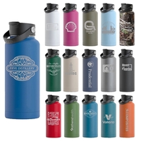 RTIC 32 ounce insulated stainless steel sports bottle with spill-proof...