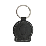 PU Leather Keychain with Metal Ring