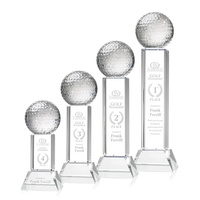 Golf Ball Award on Stowe Base - Clear
