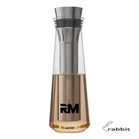 The rabbit® Wine Chilling Carafe quickly chills room temperature wine and......