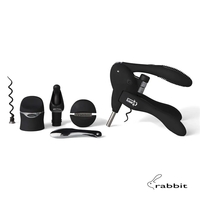 rabbit® 6-PC Wine Tool Kit - Black