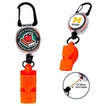 Premium ID Badge Retractors Whistle Safe