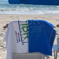 Imprinted Beach Towel... from ASI 79750 Pro Towels